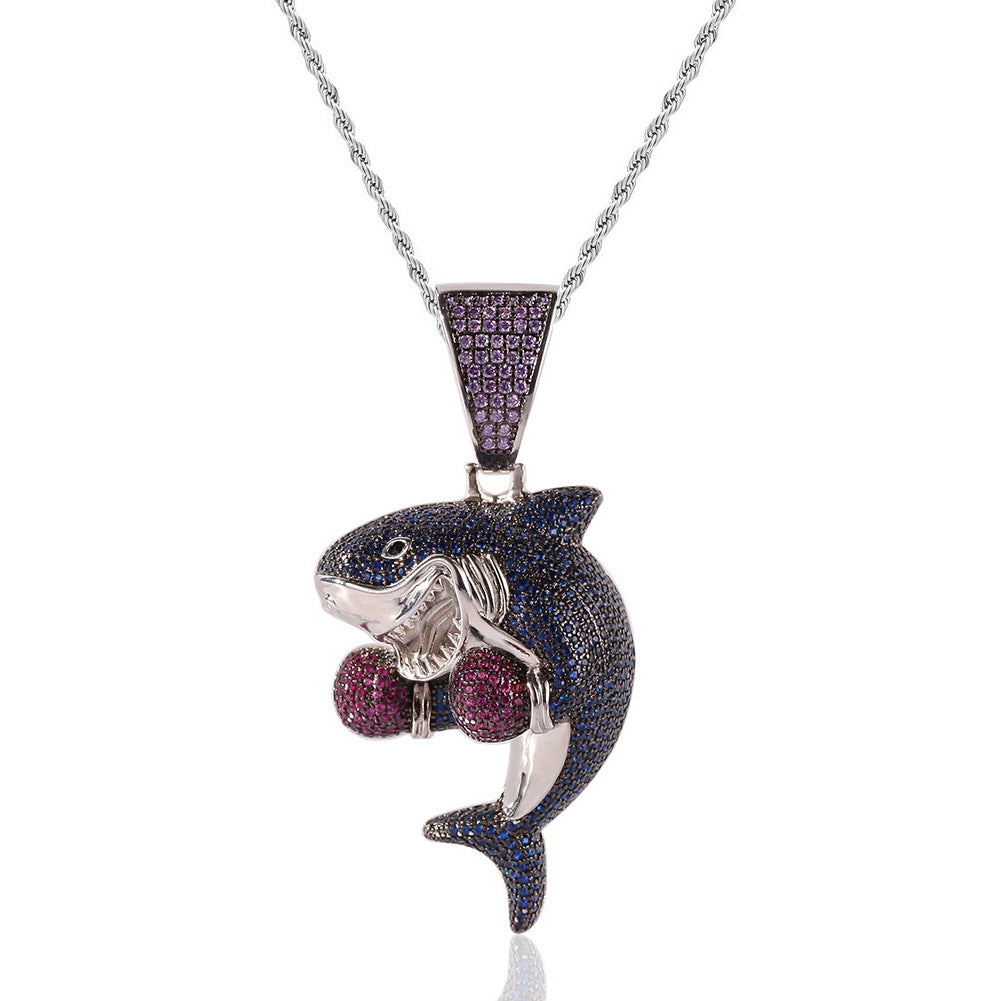 Boxing Shark Pendant