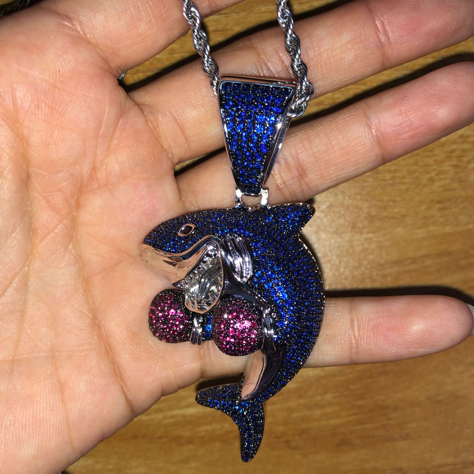 Boxing Shark Pendant