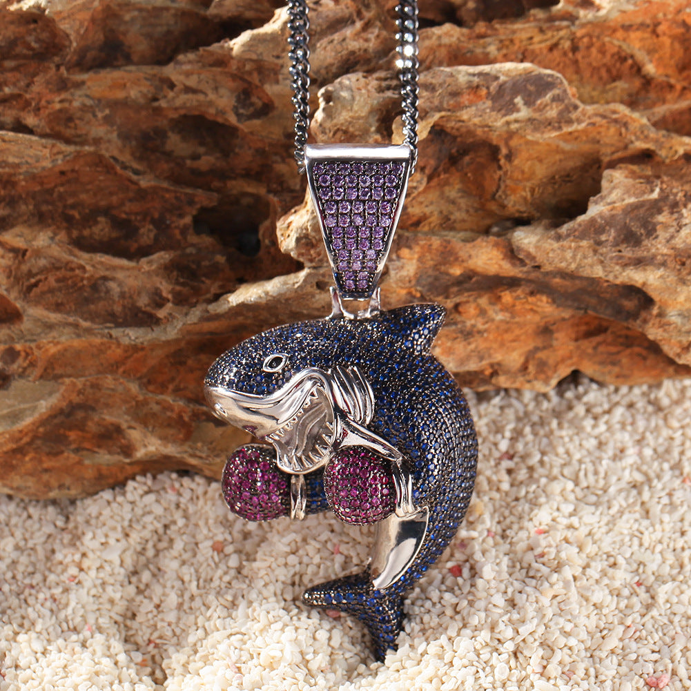 Boxing Shark Pendant