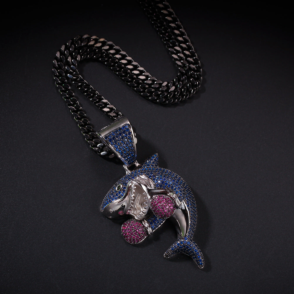 Boxing Shark Pendant